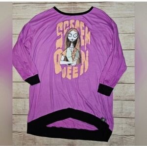 Disney Nightmare before christmas Sally scream queen night shirt pajamas